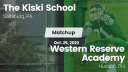 Matchup: Kiski vs. Western Reserve Academy 2020