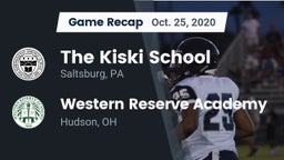 Recap: The Kiski School vs. Western Reserve Academy 2020