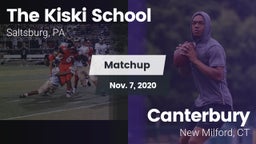 Matchup: Kiski vs. Canterbury  2020