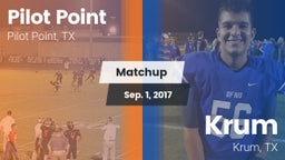 Matchup: Pilot Point vs. Krum  2017
