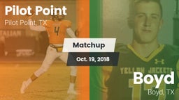 Matchup: Pilot Point vs. Boyd  2018