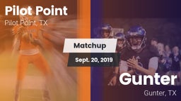 Matchup: Pilot Point vs. Gunter  2019