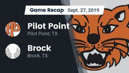 Recap: Pilot Point  vs. Brock  2019