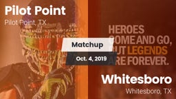 Matchup: Pilot Point vs. Whitesboro  2019