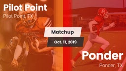 Matchup: Pilot Point vs. Ponder  2019