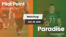 Matchup: Pilot Point vs. Paradise  2019