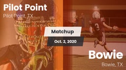Matchup: Pilot Point vs. Bowie  2020