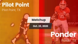 Matchup: Pilot Point vs. Ponder  2020