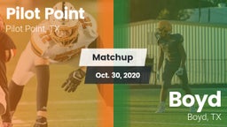 Matchup: Pilot Point vs. Boyd  2020