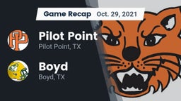 Recap: Pilot Point  vs. Boyd  2021
