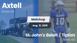 Matchup: Axtell  vs. St. John's Beloit / Tipton 2018