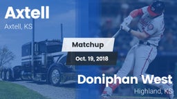 Matchup: Axtell  vs. Doniphan West  2018