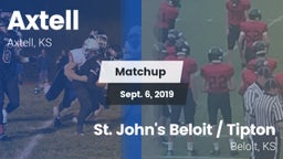 Matchup: Axtell  vs. St. John's Beloit / Tipton 2019