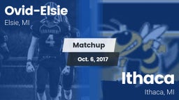 Matchup: Ovid-Elsie vs. Ithaca  2017