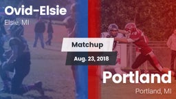 Matchup: Ovid-Elsie vs. Portland  2018