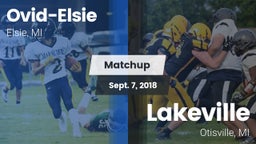 Matchup: Ovid-Elsie vs. Lakeville  2018