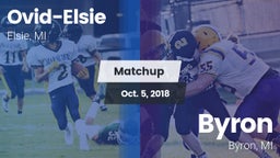 Matchup: Ovid-Elsie vs. Byron  2018