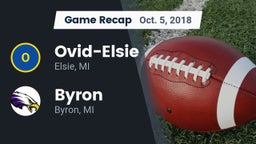 Recap: Ovid-Elsie  vs. Byron  2018