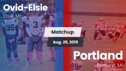 Matchup: Ovid-Elsie vs. Portland  2019
