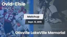 Matchup: Ovid-Elsie vs. Otisville LakeVille Memorial 2019