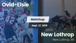 Matchup: Ovid-Elsie vs. New Lothrop  2019