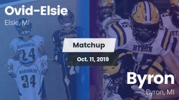 Matchup: Ovid-Elsie vs. Byron  2019