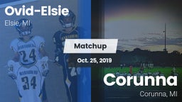 Matchup: Ovid-Elsie vs. Corunna  2019