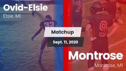 Matchup: Ovid-Elsie vs. Montrose  2020