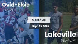 Matchup: Ovid-Elsie vs. Lakeville  2020