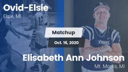 Matchup: Ovid-Elsie vs. Elisabeth Ann Johnson  2020