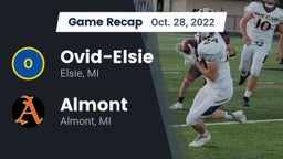 Recap: Ovid-Elsie  vs. Almont  2022