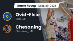Recap: Ovid-Elsie  vs. Chesaning  2023