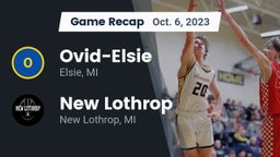 Recap: Ovid-Elsie  vs. New Lothrop  2023