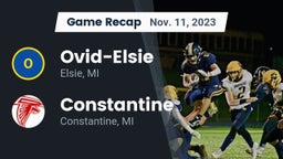 Recap: Ovid-Elsie  vs. Constantine  2023
