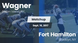 Matchup: Wagner vs. Fort Hamilton  2017