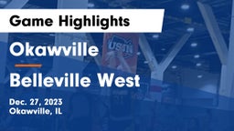 Okawville  vs Belleville West  Game Highlights - Dec. 27, 2023