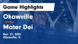 Okawville  vs Mater Dei Game Highlights - Dec. 27, 2023