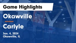 Okawville  vs Carlyle  Game Highlights - Jan. 4, 2024