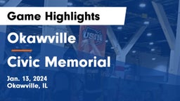 Okawville  vs Civic Memorial  Game Highlights - Jan. 13, 2024