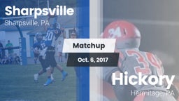 Matchup: Sharpsville vs. Hickory  2017