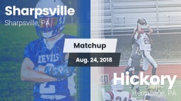 Matchup: Sharpsville vs. Hickory  2018