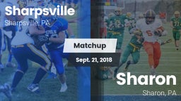 Matchup: Sharpsville vs. Sharon  2018