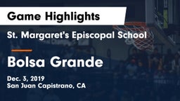 St. Margaret's Episcopal School vs Bolsa Grande Game Highlights - Dec. 3, 2019