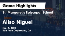 St. Margaret's Episcopal School vs Aliso Niguel  Game Highlights - Jan. 3, 2020