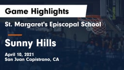 St. Margaret's Episcopal School vs Sunny Hills  Game Highlights - April 10, 2021