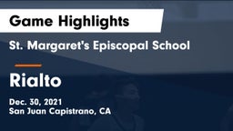 St. Margaret's Episcopal School vs Rialto  Game Highlights - Dec. 30, 2021
