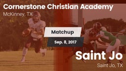 Matchup: Cornerstone Christia vs. Saint Jo  2017