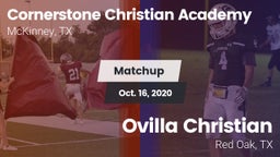 Matchup: Cornerstone Christia vs. Ovilla Christian  2020