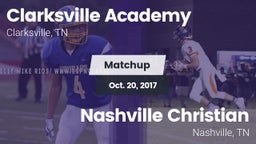 Matchup: Clarksville Academy vs. Nashville Christian  2017