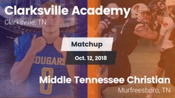 Matchup: Clarksville Academy vs. Middle Tennessee Christian 2018